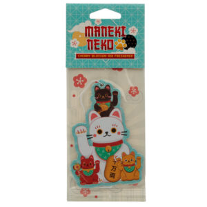 Air Freshener - Cherry Blossom Scented Maneki Neko Lucky Cat