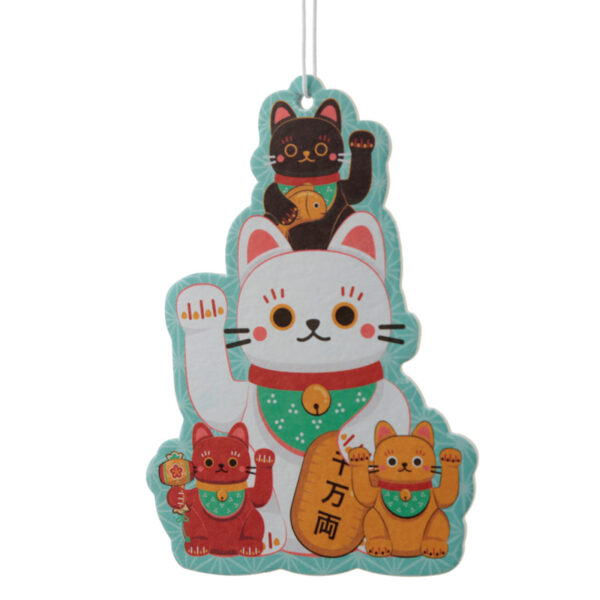 Air Freshener - Cherry Blossom Scented Maneki Neko Lucky Cat - Image 2