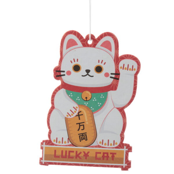 Air Freshener - Jasmine Scented White Maneki Neko Lucky Cat - Image 3