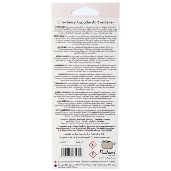 Air Freshener - Strawberry Cupcake Scented Pusheen the Cat Pusheenicorn - Image 4