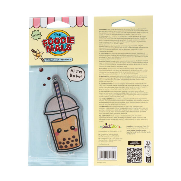 Air Freshener - Vanilla Scented Boba the Bubble Tea Foodiemals - Image 6