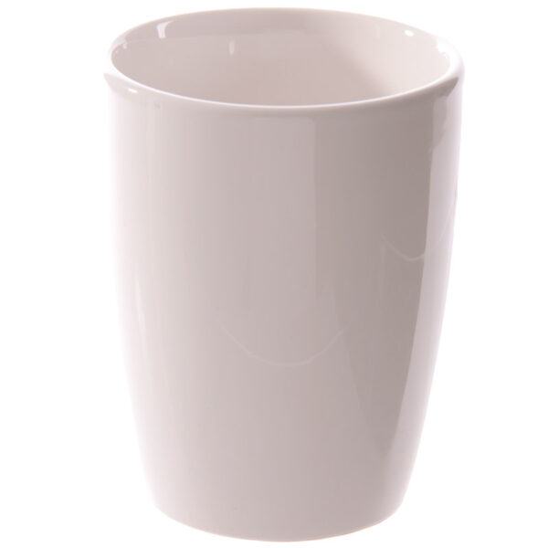 Shaped Handle Ceramic Mug - Silver Angel Wings - Image 4