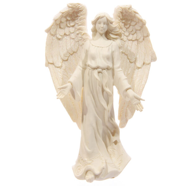 Decorative Cream Angel Standing 17cm Figurine - Image 3
