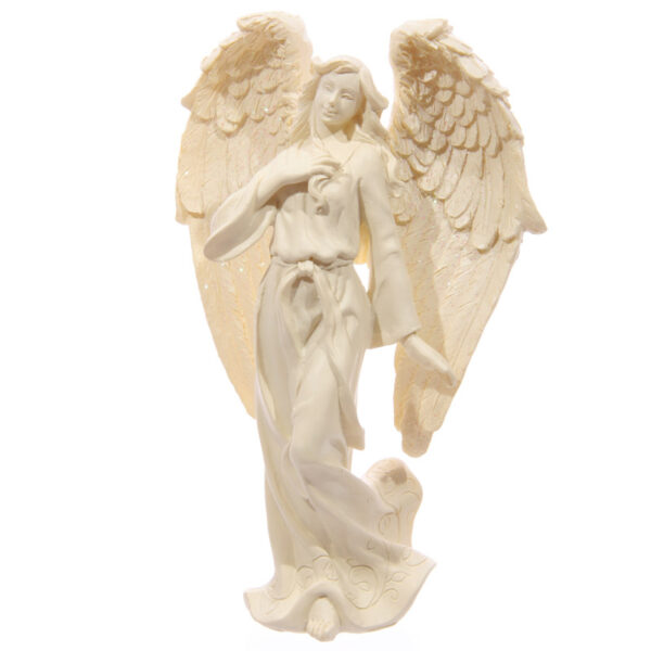 Decorative Cream Angel Standing 17cm Figurine - Image 6