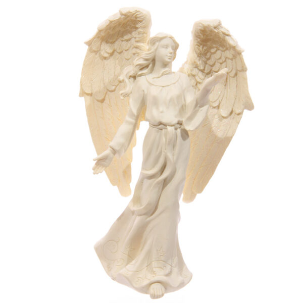 Decorative Cream Angel Standing 17cm Figurine - Image 7