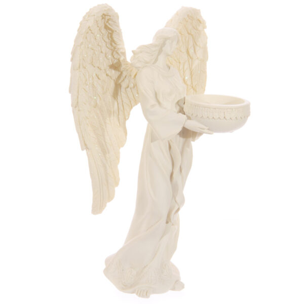 Tea Light Candle Holder - Standing Angel - Image 2