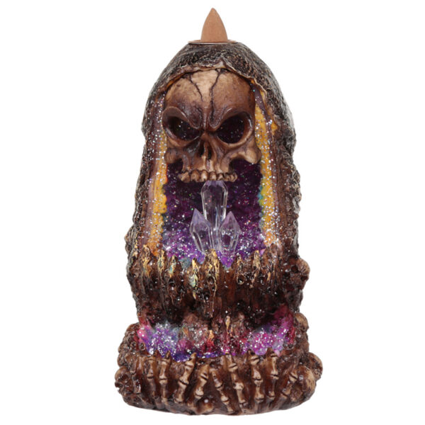 Fantasy LED Backflow Incense Burner - Crystal Skull - Image 2