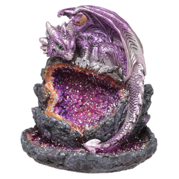 Fantasy LED Backflow Incense Burner - Crystal Baby Dragon - Image 2
