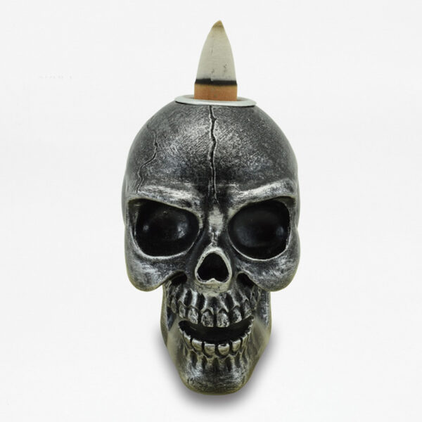 Backflow Incense Burner - Small Skull - Image 2