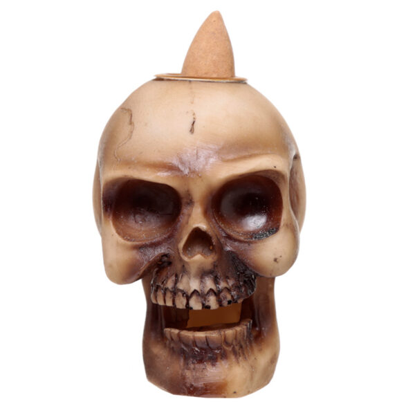Backflow Incense Burner - Small Skull - Image 5