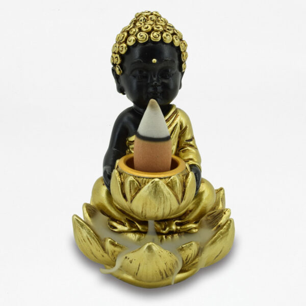 Backflow Incense Burner - Lotus Buddha - Image 2