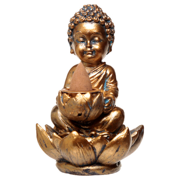 Backflow Incense Burner - Lotus Buddha - Image 6