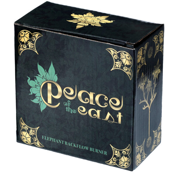 Backflow Incense Burner - Peace of the East Wood Effect Elephant - Image 6