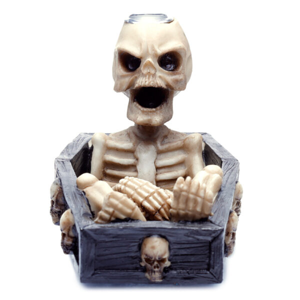 Backflow Incense Burner - Skeleton in the Coffin - Image 4