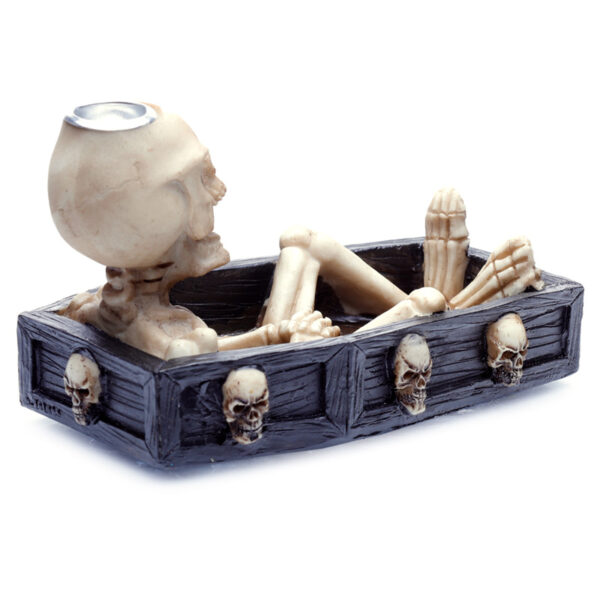 Backflow Incense Burner - Skeleton in the Coffin - Image 7