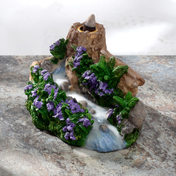 Backflow Incense Burner - Ancient Woodland Bluebell Stream - Image 2