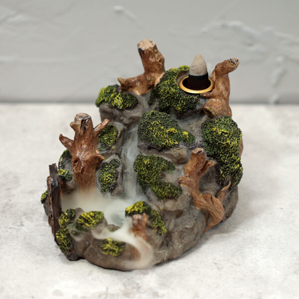 Backflow Incense Burner - Ancient Woodland Secret Cave - Image 2