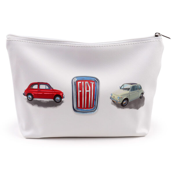 Large PVC Toiletry Makeup Wash Bag - Fiat 500 - Image 3