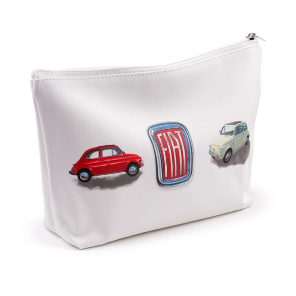 Large PVC Toiletry Makeup Wash Bag - Fiat 500 - Image 6