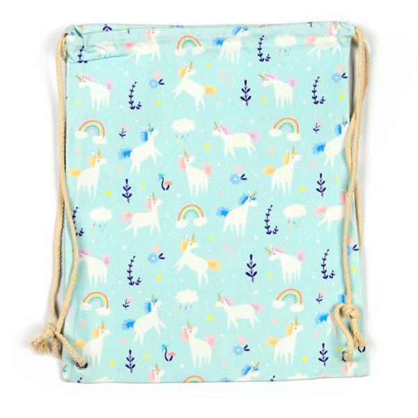 Drawstring Canvas Bag - Unicorn Magic - Image 2