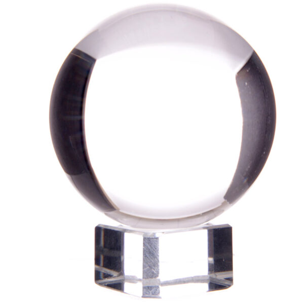 Decorative Mystical 5cm Crystal Ball with Stand - Image 2