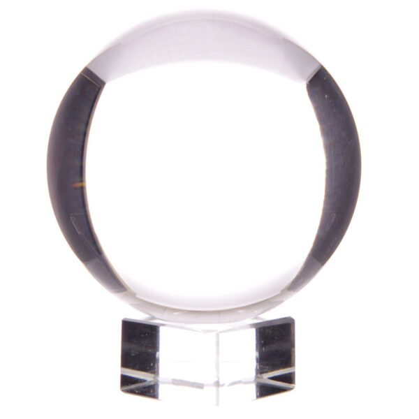 Decorative Mystical 7.5cm Crystal Ball with Stand - Image 2