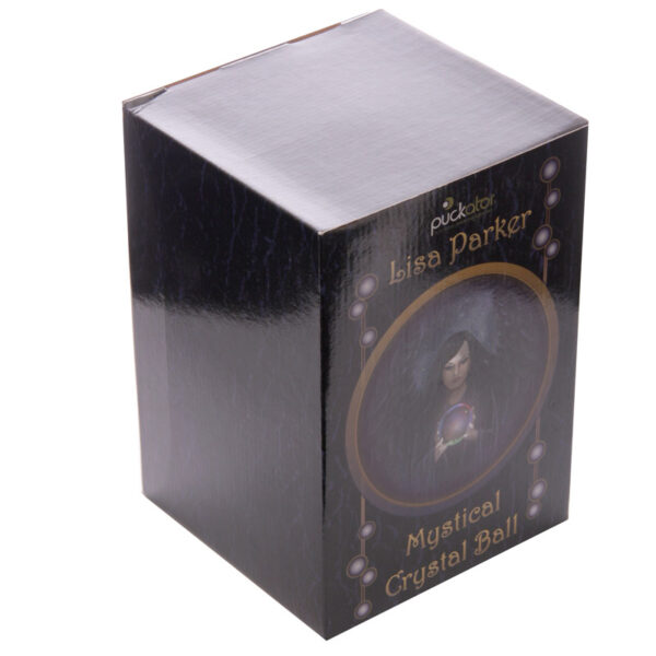 Decorative Mystical 14cm Crystal Ball with Stand - Image 4
