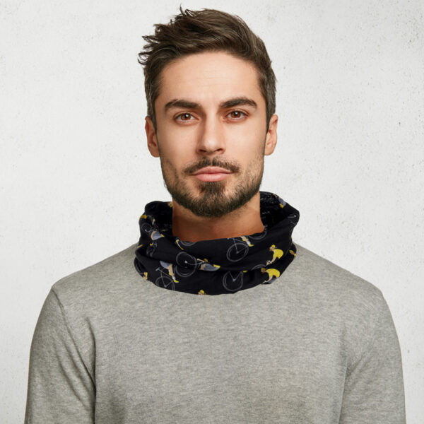 Neck Warmer Tube Scarf - Cycle Works Bicycle - Image 4
