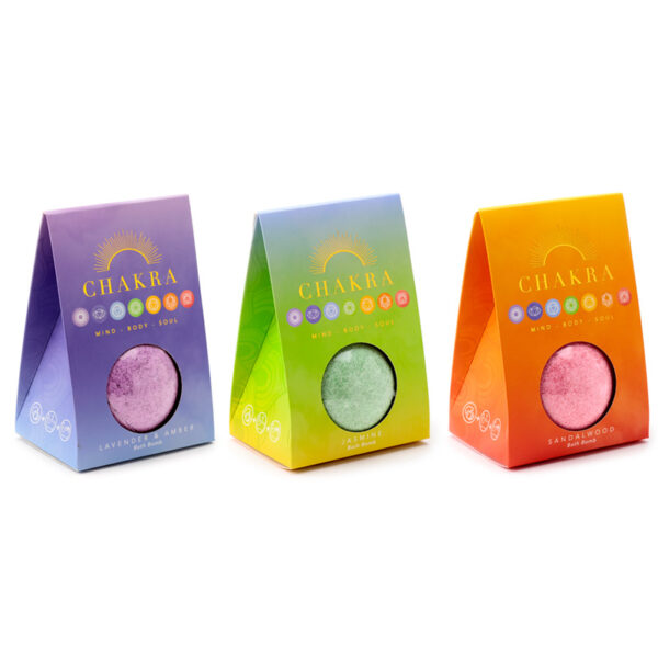 Handmade Bath Bomb in Gift Box - Chakra - Image 2
