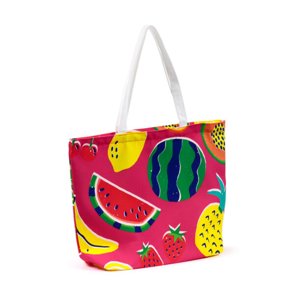 Polyester Beach Bag - Summer Fruits - Image 2