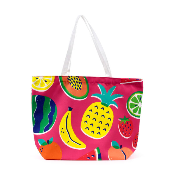 Polyester Beach Bag - Summer Fruits - Image 3