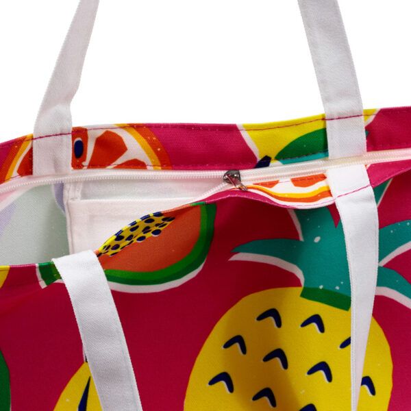 Polyester Beach Bag - Summer Fruits - Image 6