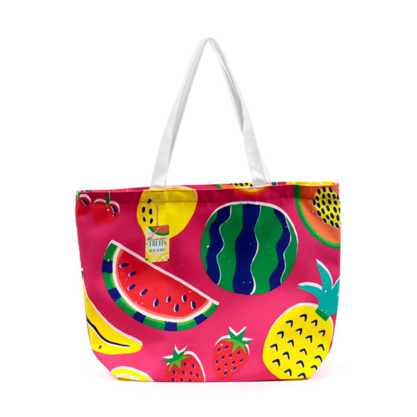 Polyester Beach Bag - Summer Fruits - Image 7