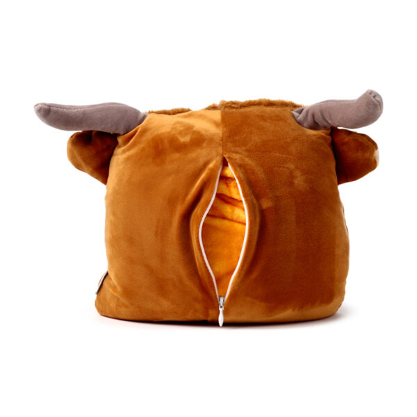 2-in-1 Blankeazzz Plush Toy & Travel Blanket - Highland Coo - Image 9