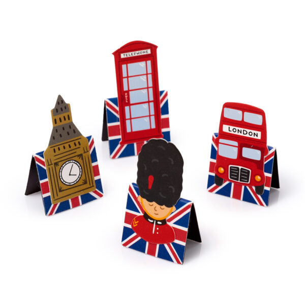 Magnetic Shaped Bookmark Set - London Souvenir - Image 4