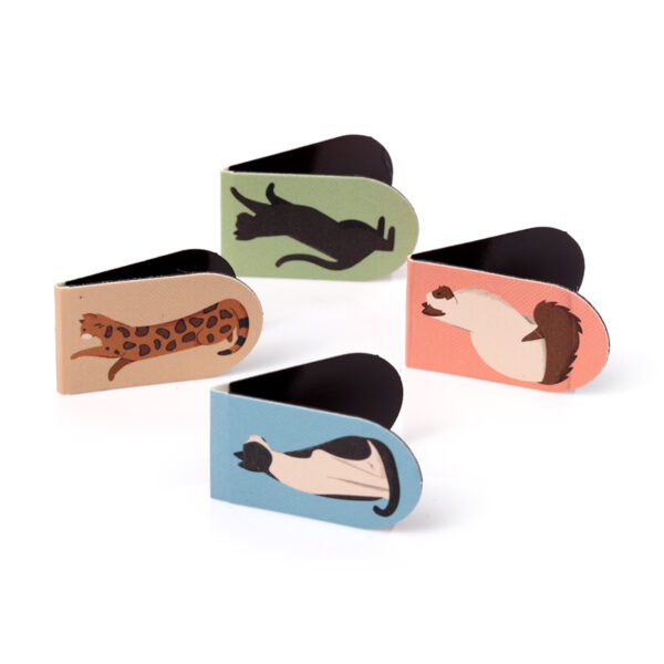 Magnetic Bookmark Set - Feline Fine Cats (New) - Image 4