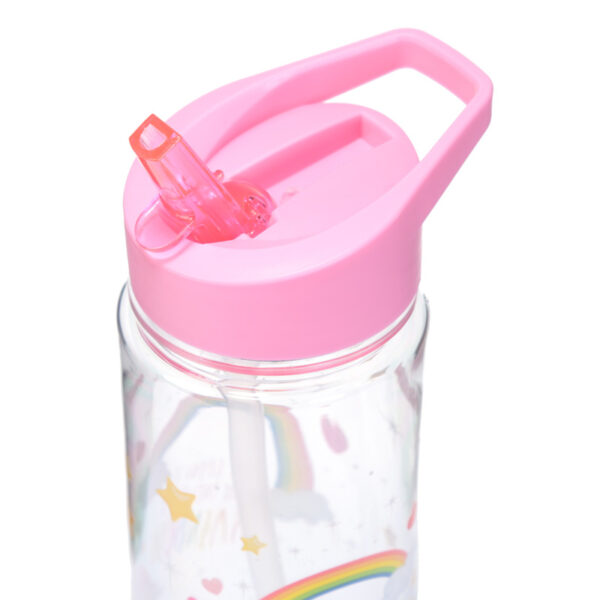 Reusable Shatterproof Water Bottle 550ml - Enchanted Rainbows Unicorn - Image 9