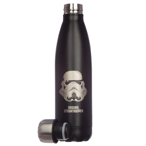 Reusable Insulated Drinks Bottle 500ml - The Original Stormtrooper Black - Image 3