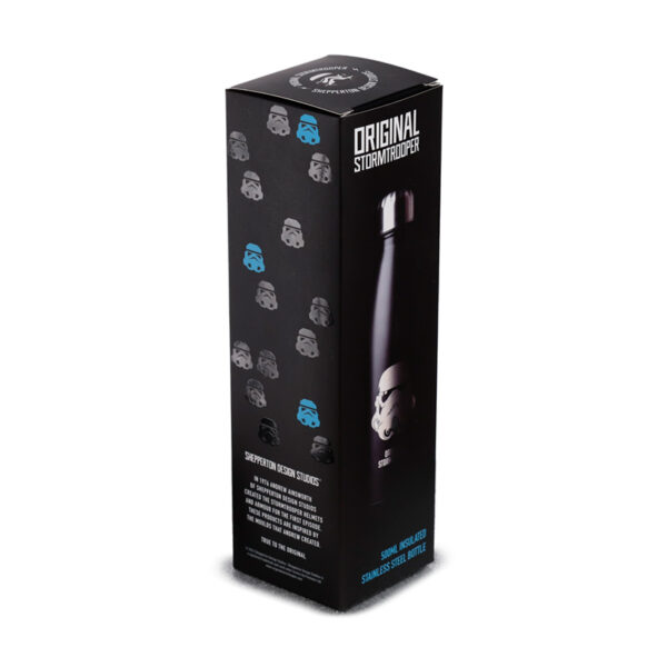 Reusable Insulated Drinks Bottle 500ml - The Original Stormtrooper Black - Image 4
