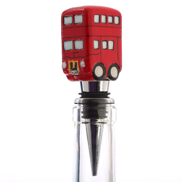 Novelty Ceramic Bottle Stopper - London Icons Routemaster Bus - Image 2