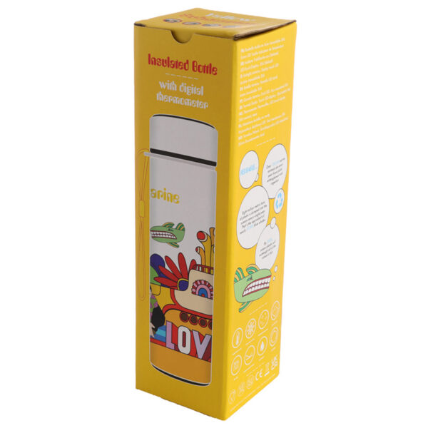 Reusable Insulated Drinks Bottle Digital Thermometer - Yellow Submarine - Image 3