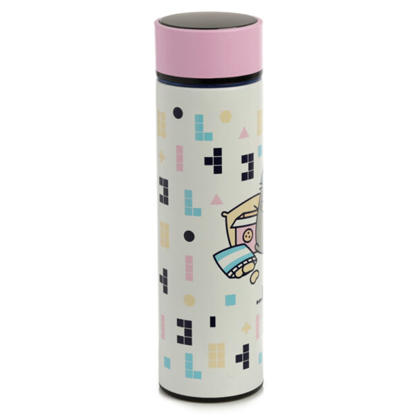 Reusable Insulated Drinks Bottle Digital Thermometer - Pusheen the Cat Gaming - Image 6