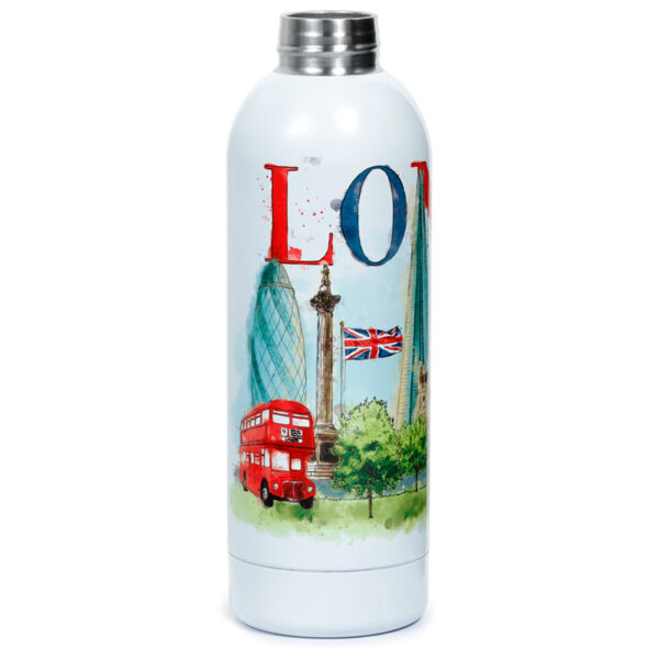 Reusable Insulated Drinks Bottle 530ml - London Tour - Image 3