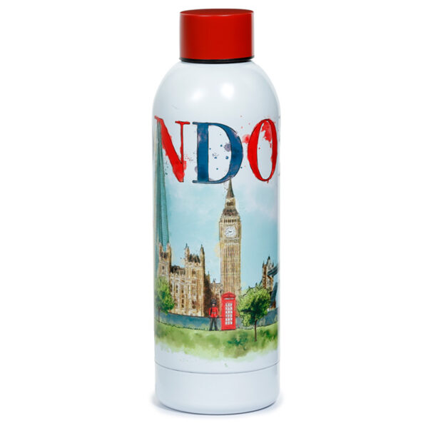 Reusable Insulated Drinks Bottle 530ml - London Tour - Image 4
