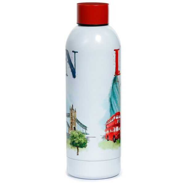 Reusable Insulated Drinks Bottle 530ml - London Tour - Image 6