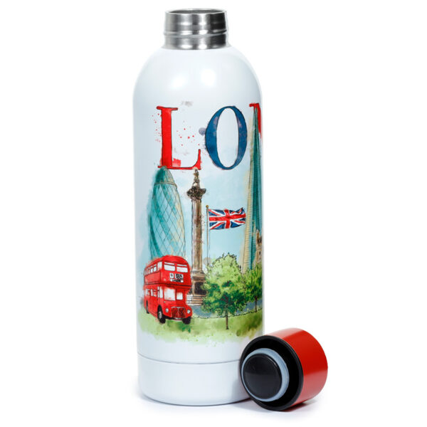 Reusable Insulated Drinks Bottle 530ml - London Tour - Image 7