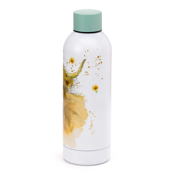 Reusable Insulated Drinks Bottle 530ml - Jan Pashley Highland Coo Cow - Image 5