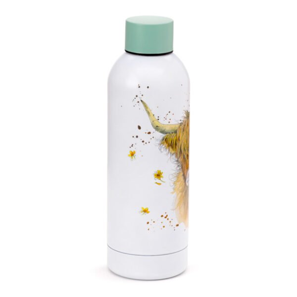 Reusable Insulated Drinks Bottle 530ml - Jan Pashley Highland Coo Cow - Image 7