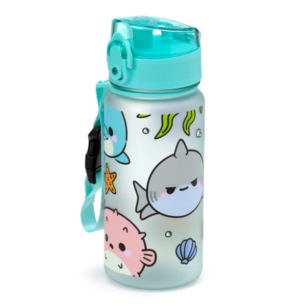 350ml Shatterproof Pop Top Children's Water Bottle - Adoramals Sealife - Image 4
