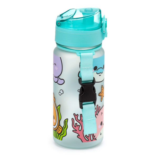 350ml Shatterproof Pop Top Children's Water Bottle - Adoramals Sealife - Image 8